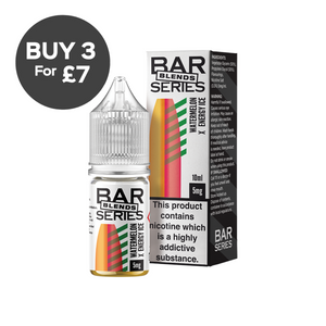 5mg Bar Series Blends 10ml Nic Salts (50VG/50PG) Watermelon X Energy Ice Vaping Products