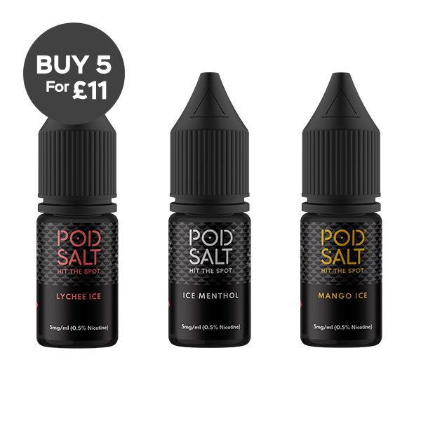 5mg Pod Salt Core 10ml Nic Salt (50VG/50PG) Apple Vaping Products