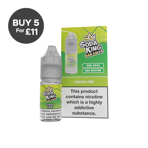 5mg Soda King Bar SALTS 10ml - (50VG/50PG) Vaping Products