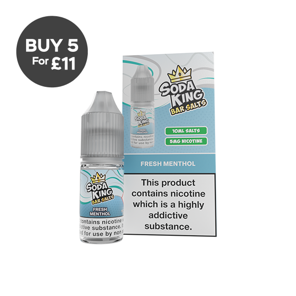 5mg Soda King Bar SALTS 10ml - (50VG/50PG) Vaping Products