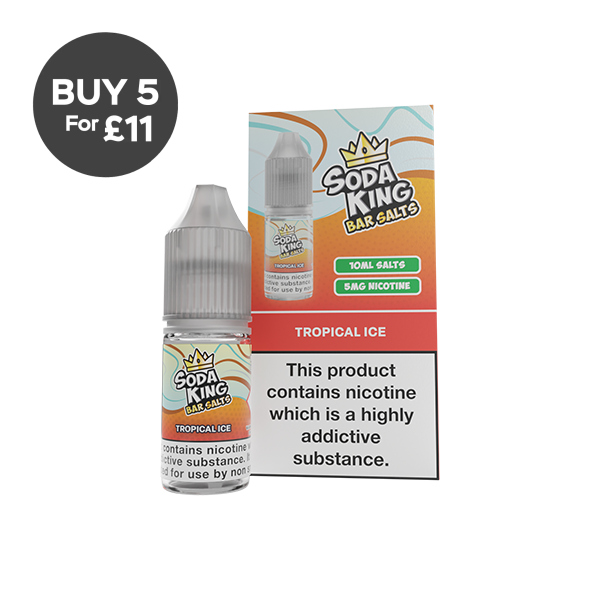 5mg Soda King Bar SALTS 10ml - (50VG/50PG) Vaping Products