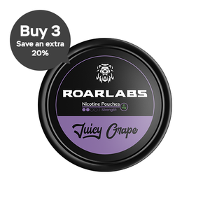 6Mg Roar Labs Juicy Grape Nicotine Pouch - 20 Pouches Smoking Products