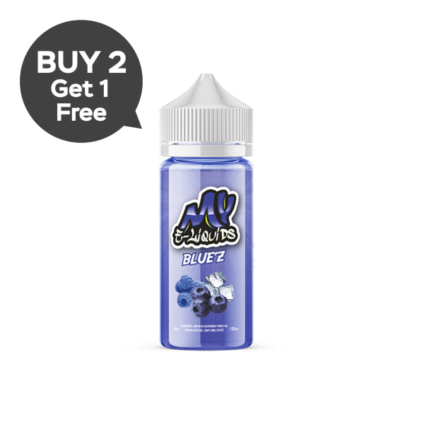 My E-Liquids 0Mg 100Ml Shortfill (70Vg/30Pg) Blue’z Vaping Products