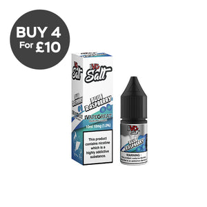 New! I VG Salt 10mg 10ml Nic Salt (50VG/50PG) Blue Raspberry Vaping Products