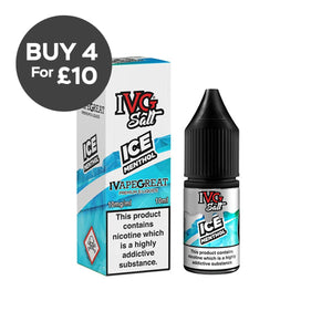 New! I VG Salt 10mg 10ml Nic Salt (50VG/50PG) Ice Menthol Vaping Products